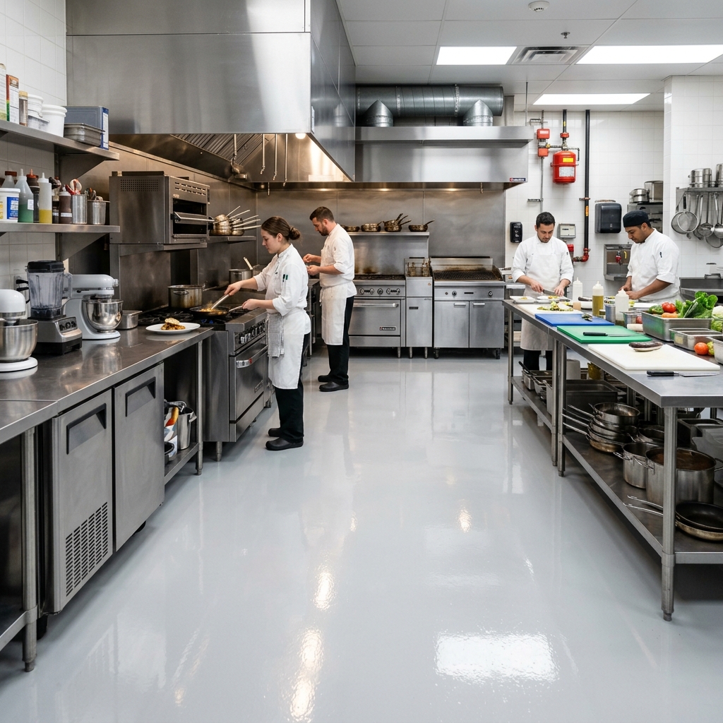 Commercial Kitchen Floor Coating